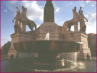 Quirinale Dioscuri Fountain